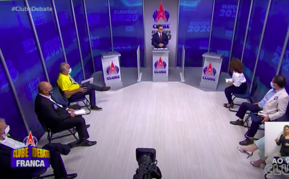Candidatos não chegaram a empolgar o eleitorado francano no debate da TV Clube